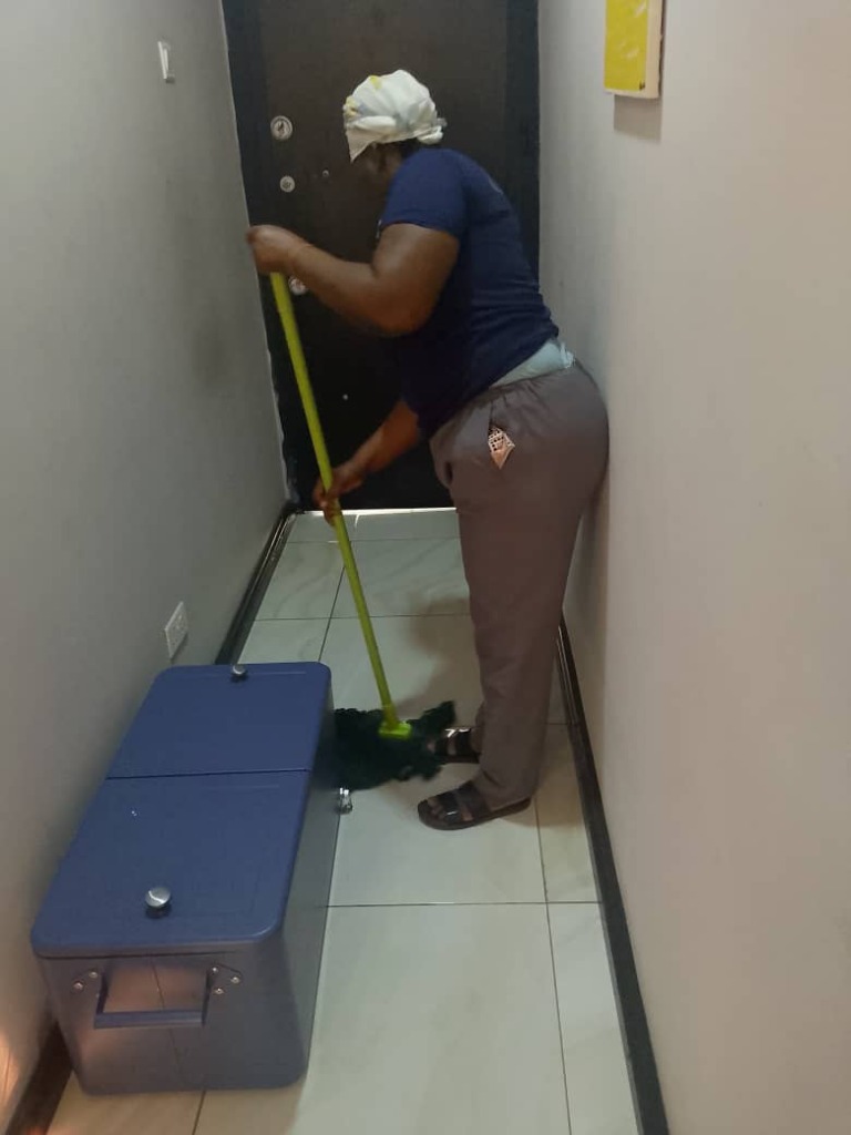 Cleaning in Progress